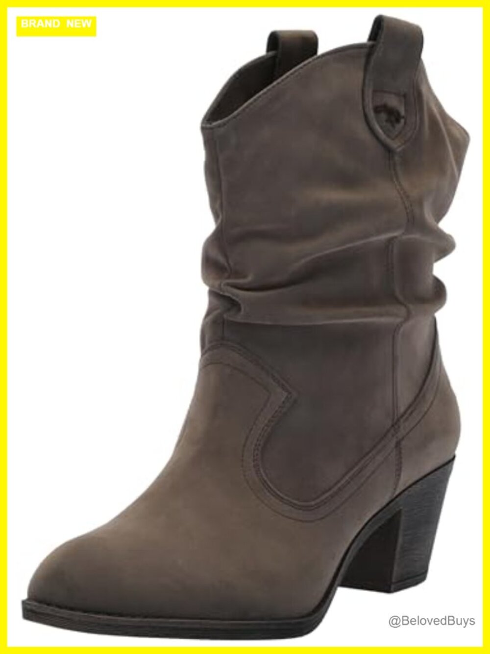 Rocket Dog Sheriff Ankle Boots Worn PU Synthetic Rubber Sole Cushioned Insole